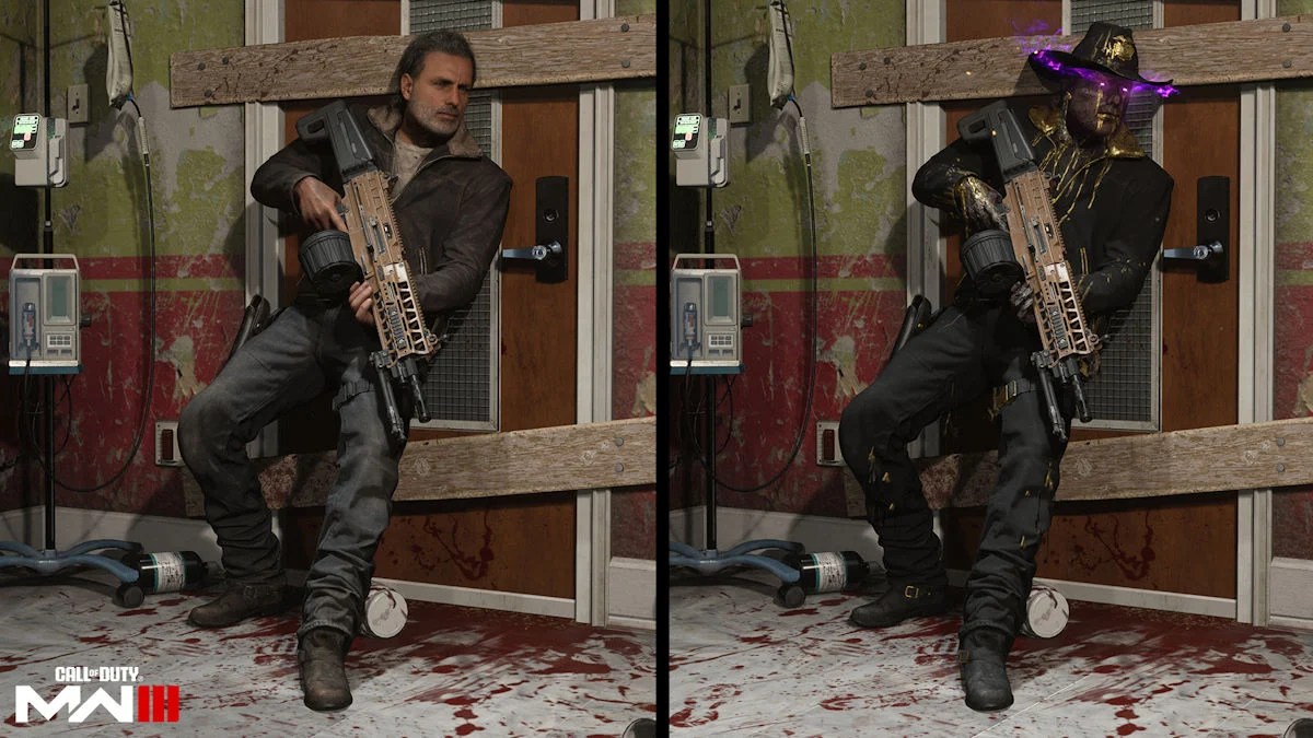 MW3 Rick Grimes Skin Blackcell