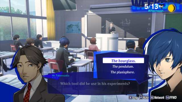 Persona 3 Reload Leon Foucault outil pour les expériences réponse