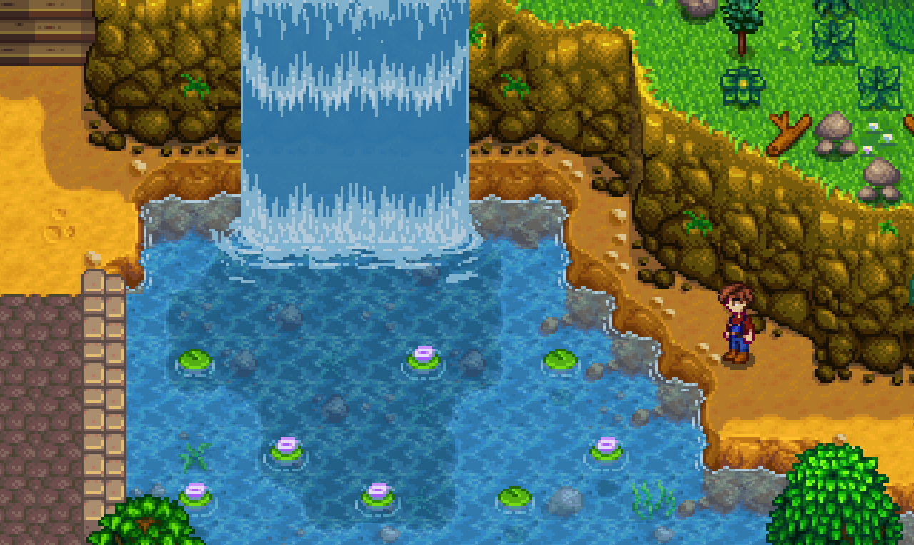 Chutes d’eau Stardew Valley