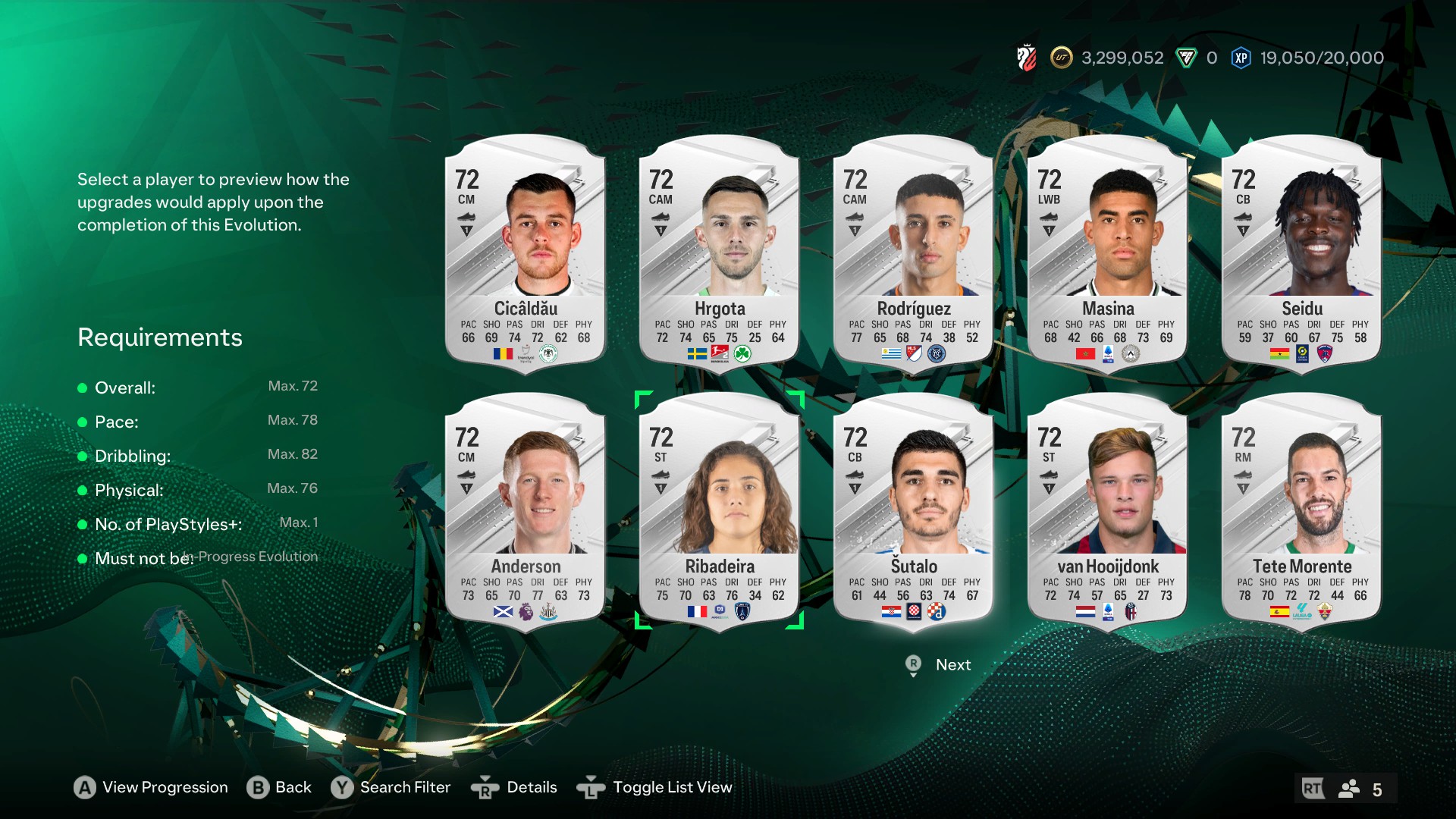 EA FC 24 Golden Glow Up Evolution meilleurs joueurs