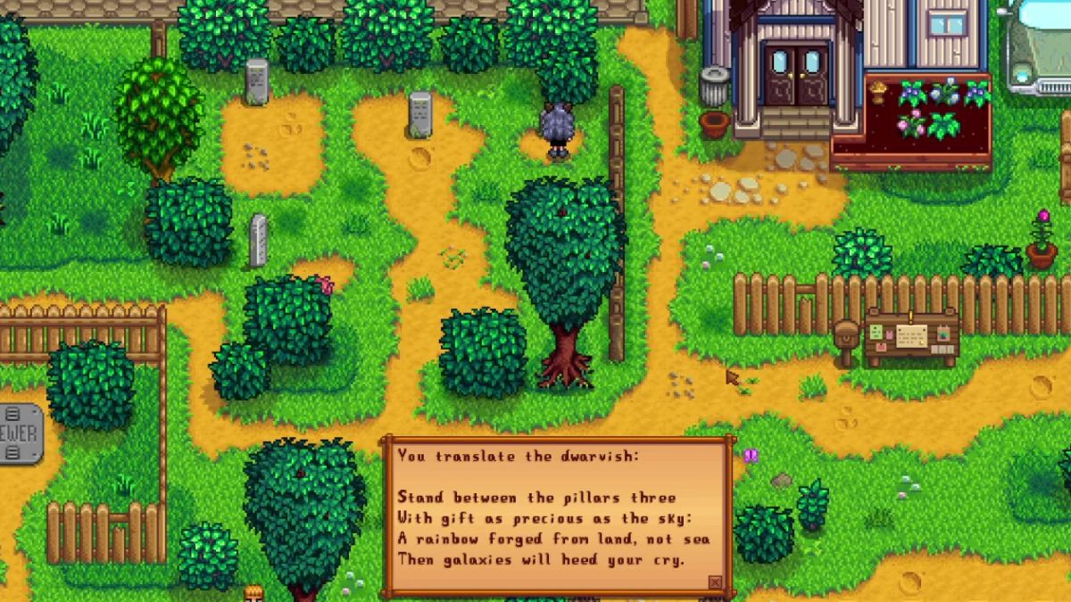 Pierre naine de Stardew Valley