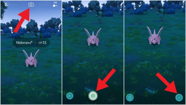 Comment prendre des instantanes dans Pokemon GO