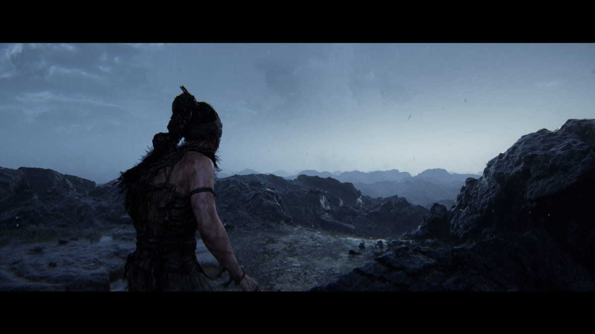 Capture d’écran de Hellblade 2 avec Letterboxing