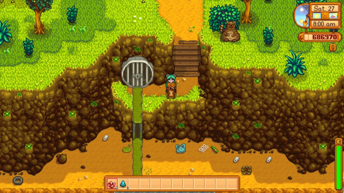 Exemple de déchets de Stardew Valley