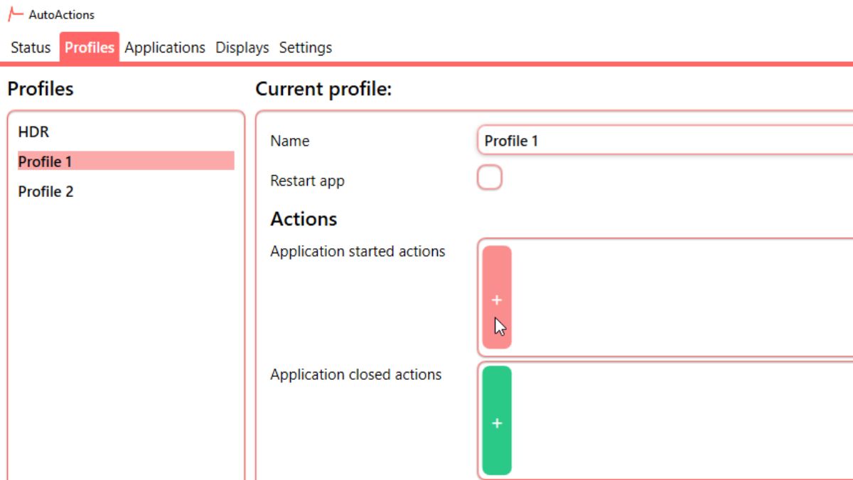 Ajouter des actions dans les actions automatiques