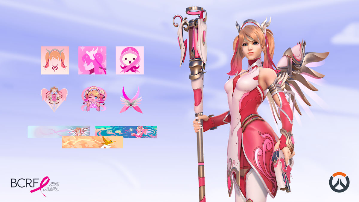 Overwatch 2 Pack de miséricorde en or rose