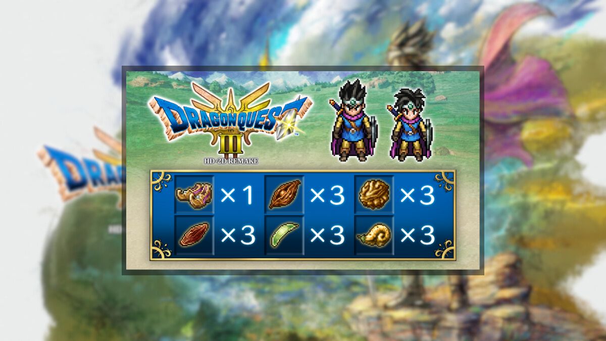 Bonus de précommande Dragon Quest 3 HD-2D Remake