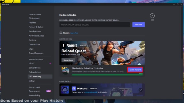 1719605137 668 Comment terminer la quete Discord Fortnite