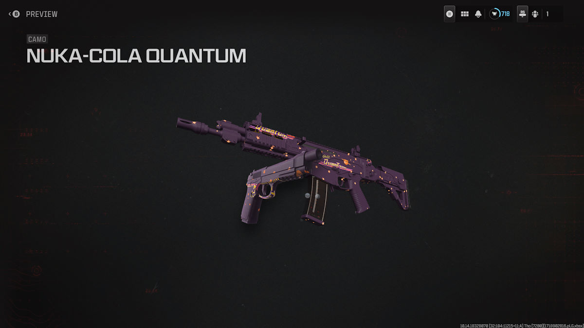 MW3 Warzone Nuka-Cola Quantum Camo