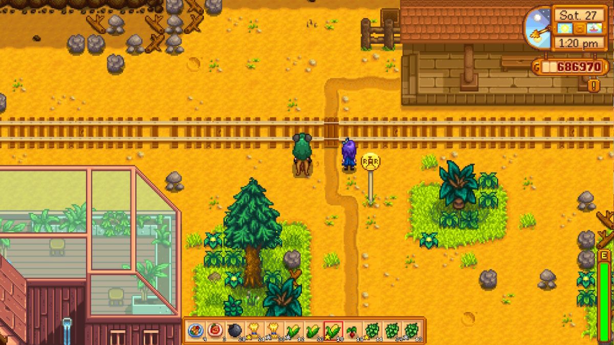 Arrêt de bus Abigail Stardew Valley