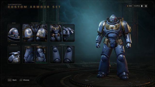 Space Marine 2 vous permet de creer des ensembles darmures