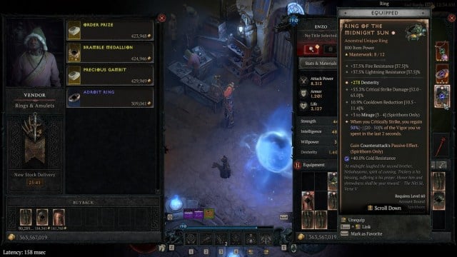 1728684792 933 Comment obtenir lanneau du soleil de minuit dans Diablo 4