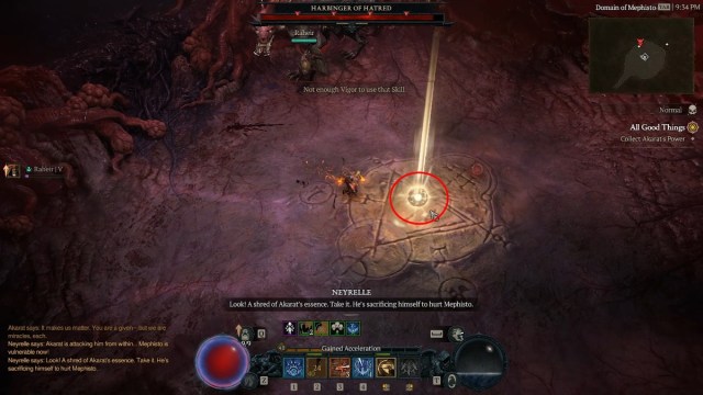 Comment battre Mephisto signe avant coureur de la haine dans Diablo