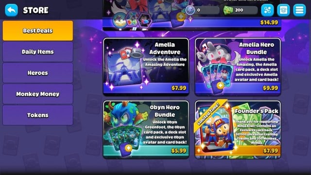 Est ce que Bloons Card Storm Pay to Win Reponse