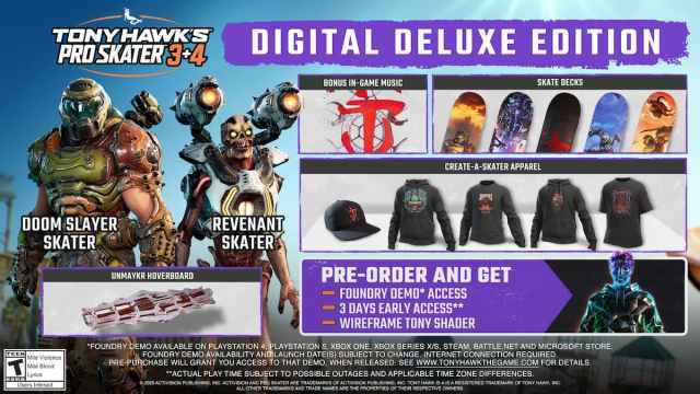 Tony Hawks Pro Skater 3 4 Bonus de precommande