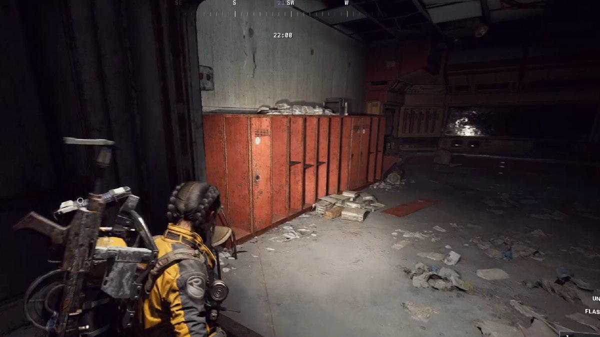 1762184902 956 Toutes les pieces verrouillees et les cles dans la carte L’usine de traitement de l’eau du barrage ARC Raiders est fermée à clé à l’intérieur avec caisse d’armes et casiers rouges