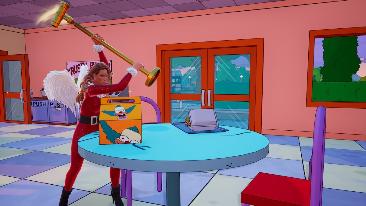 Se balancer à une table pour le casser dans Fortnite