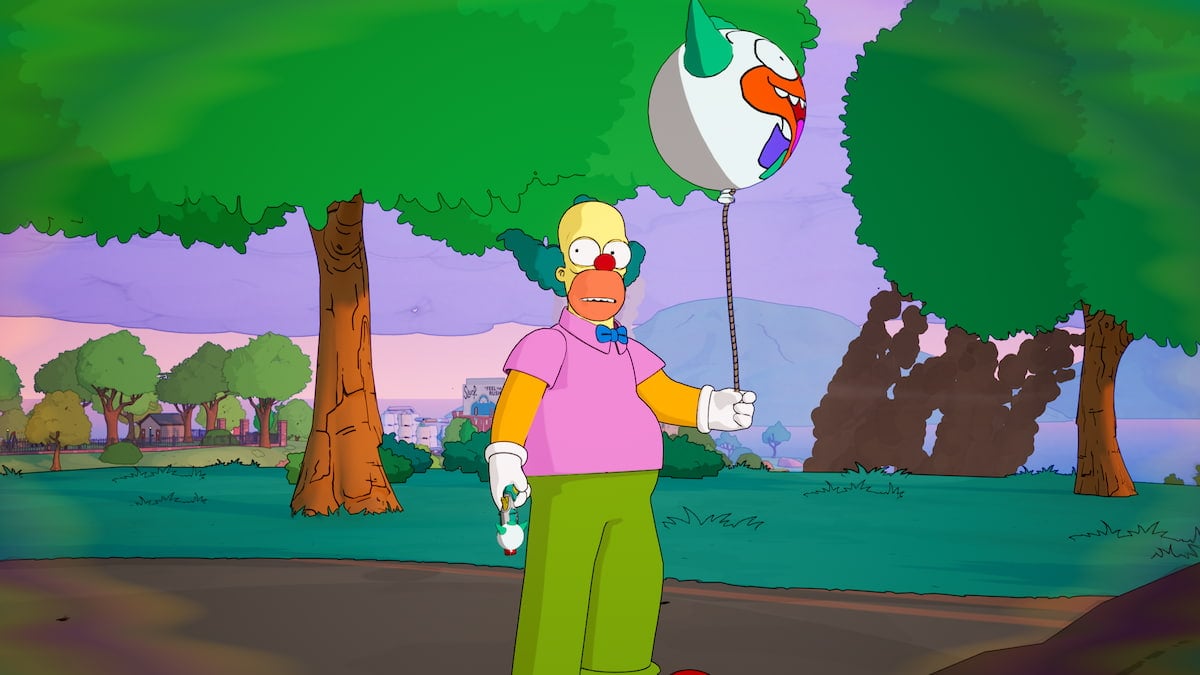 Tous les emplacements des boss Fortnite dans la saison des Krusty tenant un ballon dans fortnite simpsons